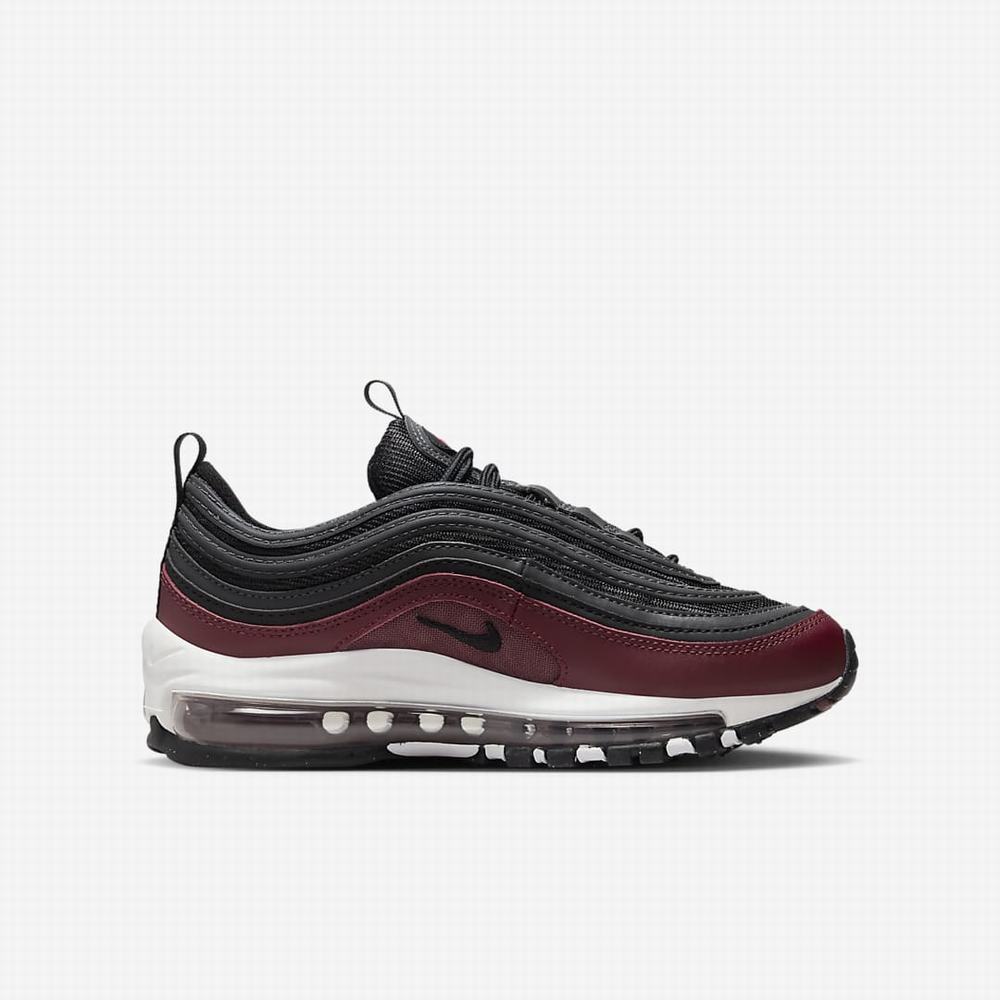 Tenisky Nike Air Max 97 Detske Červené Tmavo Siva Biele Čierne | SK203674