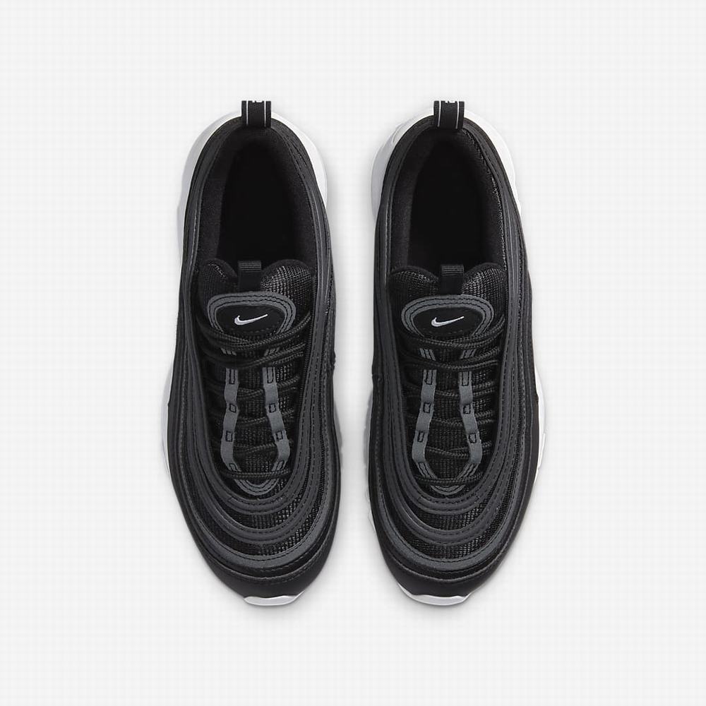 Tenisky Nike Air Max 97 Detske Čierne Biele | SK468952