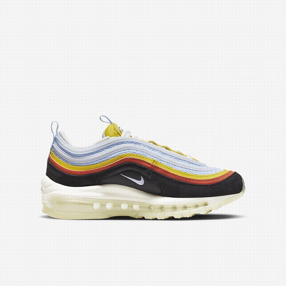 Tenisky Nike Air Max 97 Detske Čierne Oranžové | SK793862