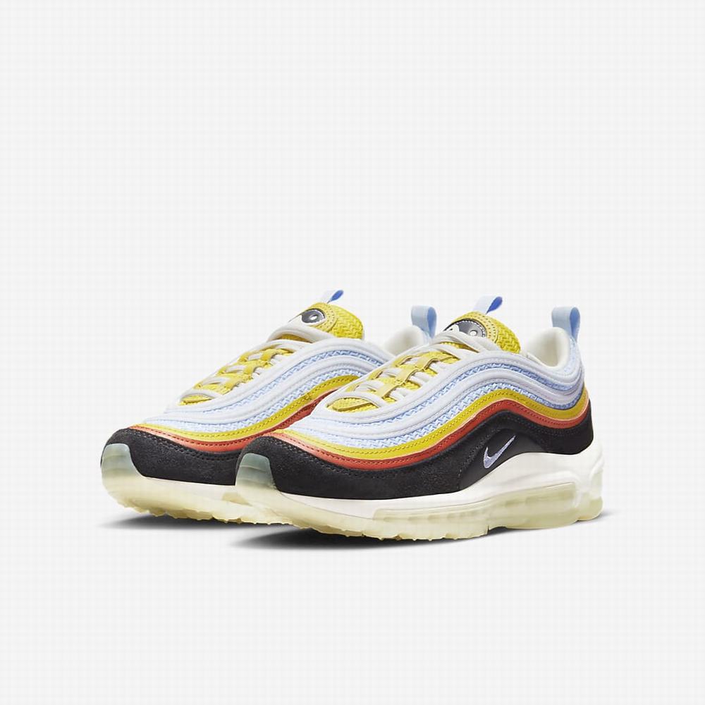 Tenisky Nike Air Max 97 Detske Čierne Oranžové | SK793862