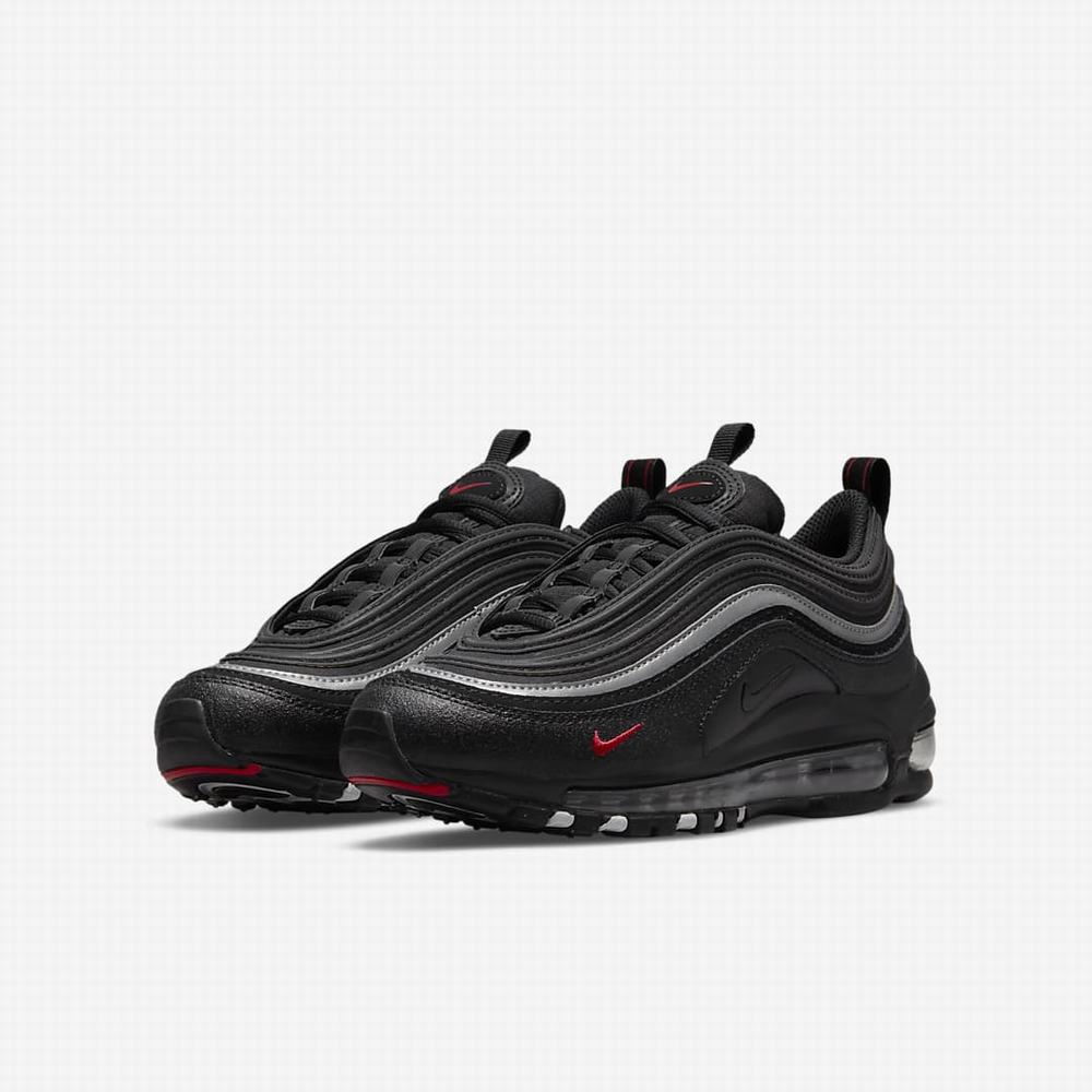 Tenisky Nike Air Max 97 Detske Čierne Červené Biele Čierne | SK417362