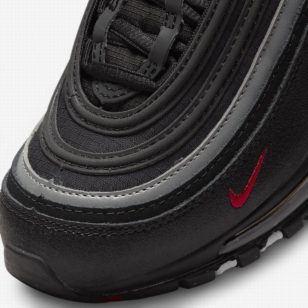 Tenisky Nike Air Max 97 Detske Čierne Červené Biele Čierne | SK417362