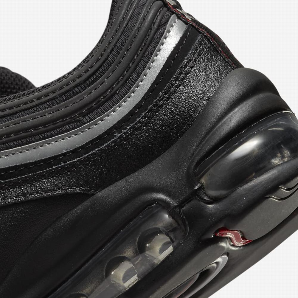 Tenisky Nike Air Max 97 Detske Čierne Červené Biele Čierne | SK417362