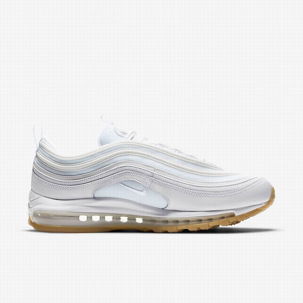 Tenisky Nike Air Max 97 Panske Biele Svetlo Hnede Biele | SK928615