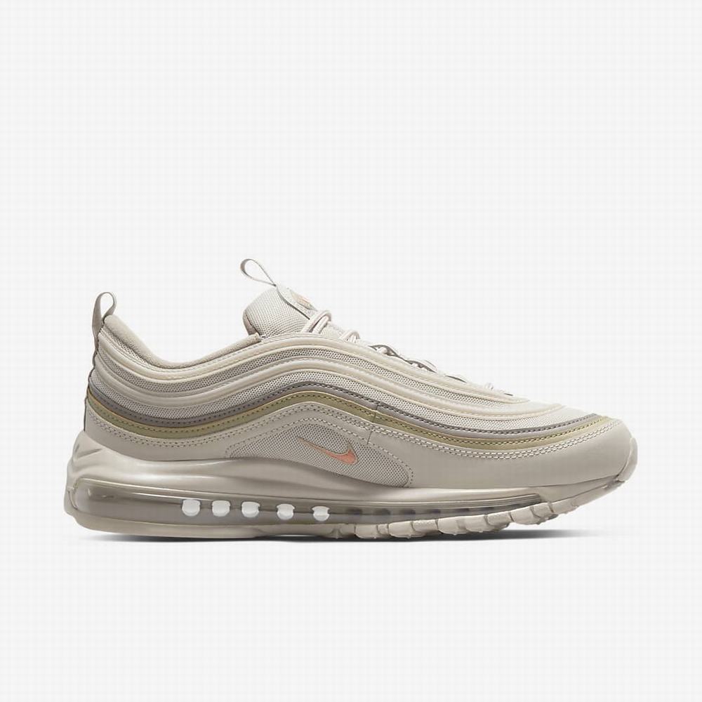 Tenisky Nike Air Max 97 Panske Krém Hnedožltý Olivovo Zelená Siva | SK014687