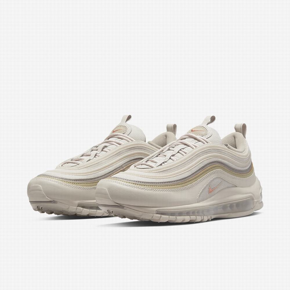 Tenisky Nike Air Max 97 Panske Krém Hnedožltý Olivovo Zelená Siva | SK014687