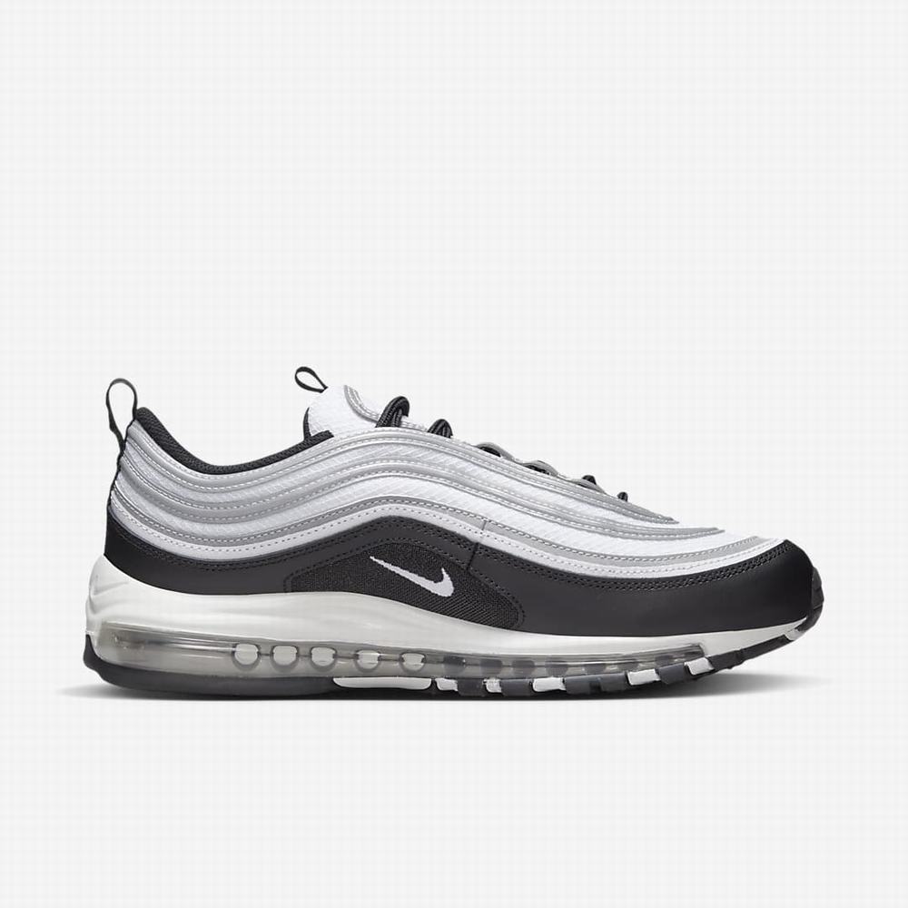 Tenisky Nike Air Max 97 Panske Čierne Strieborne Metal Strieborne Biele | SK692715