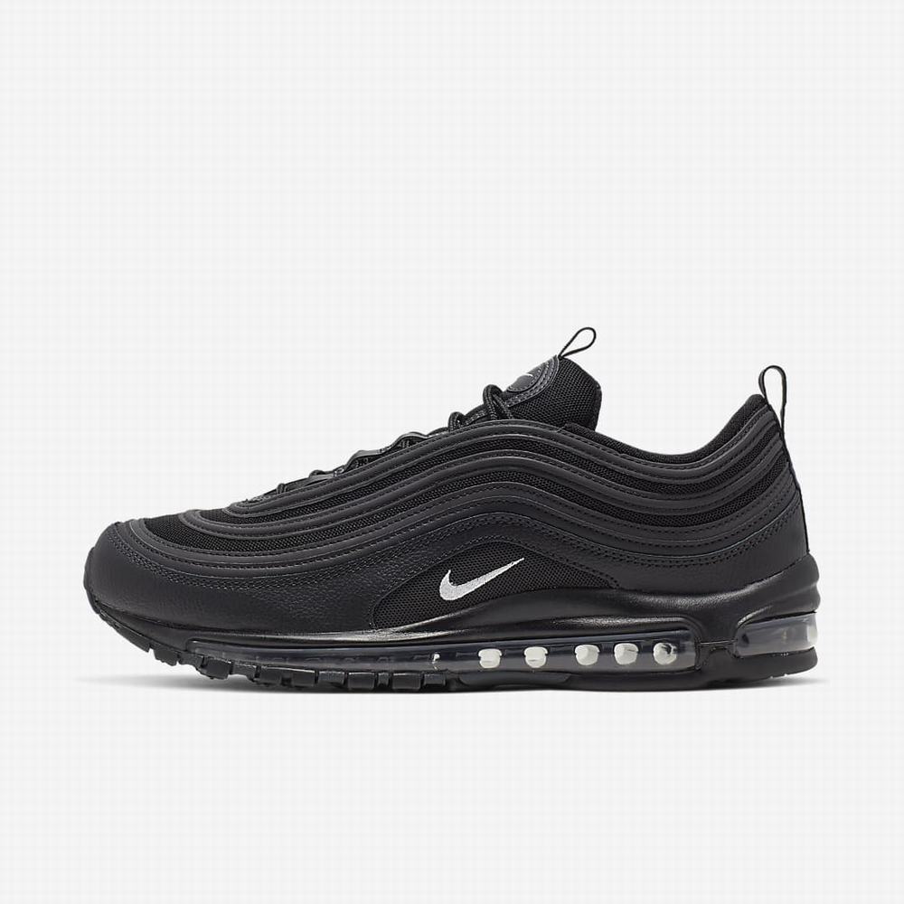 Tenisky Nike Air Max 97 Panske Čierne Tmavo Siva Biele | SK879102