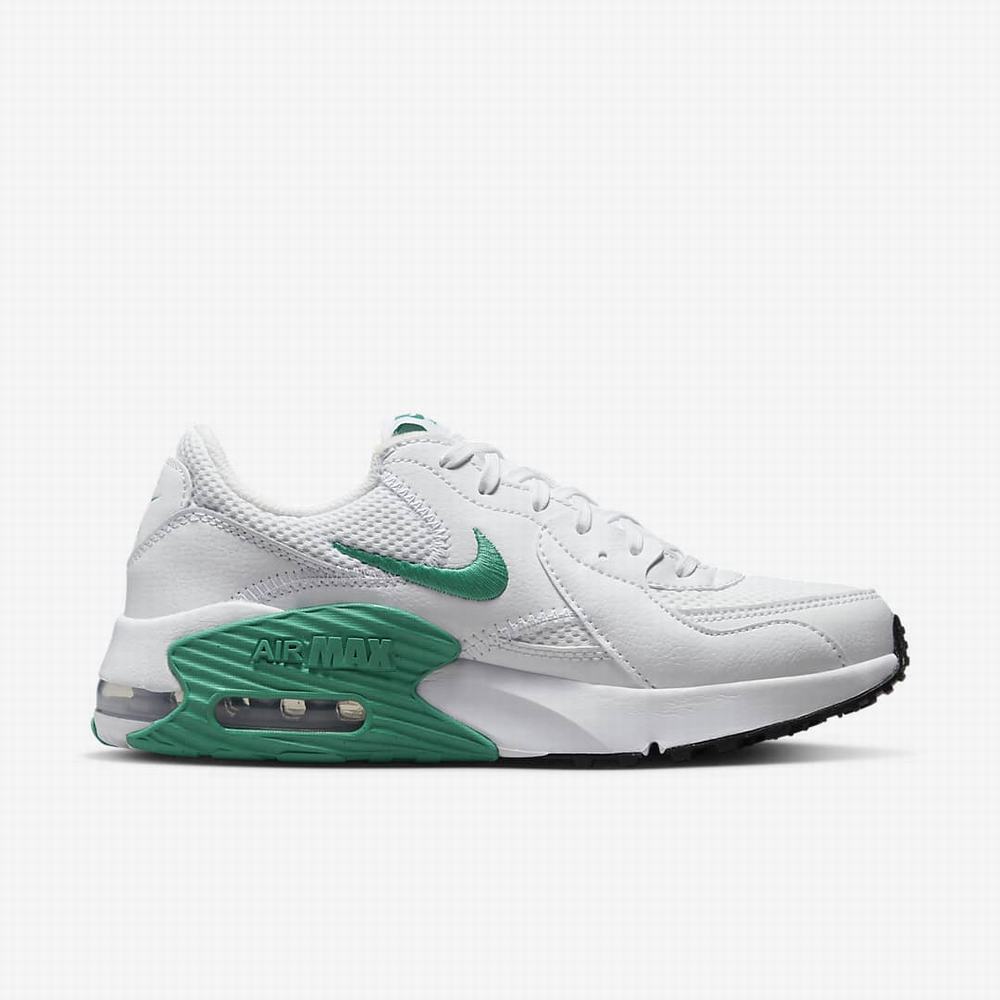 Tenisky Nike Air Max Excee Damske Biele Čierne Zelene | SK352416