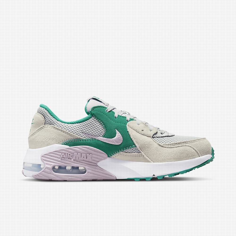 Tenisky Nike Air Max Excee Damske Platina Zelene Biele | SK135724