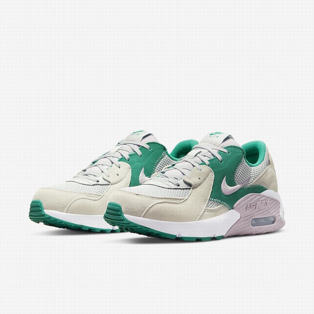 Tenisky Nike Air Max Excee Damske Platina Zelene Biele | SK135724