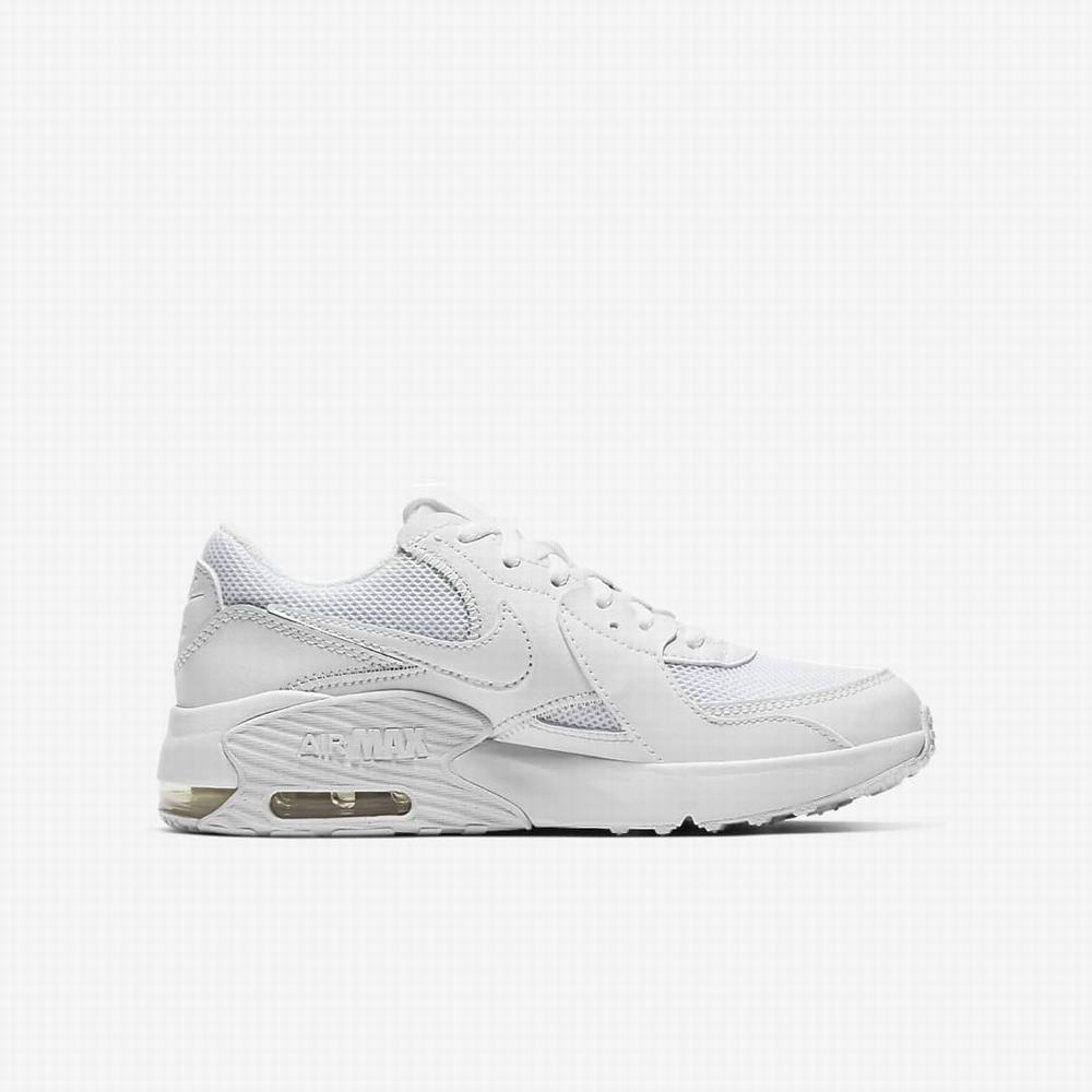 Tenisky Nike Air Max Excee Detske Biele | SK645287