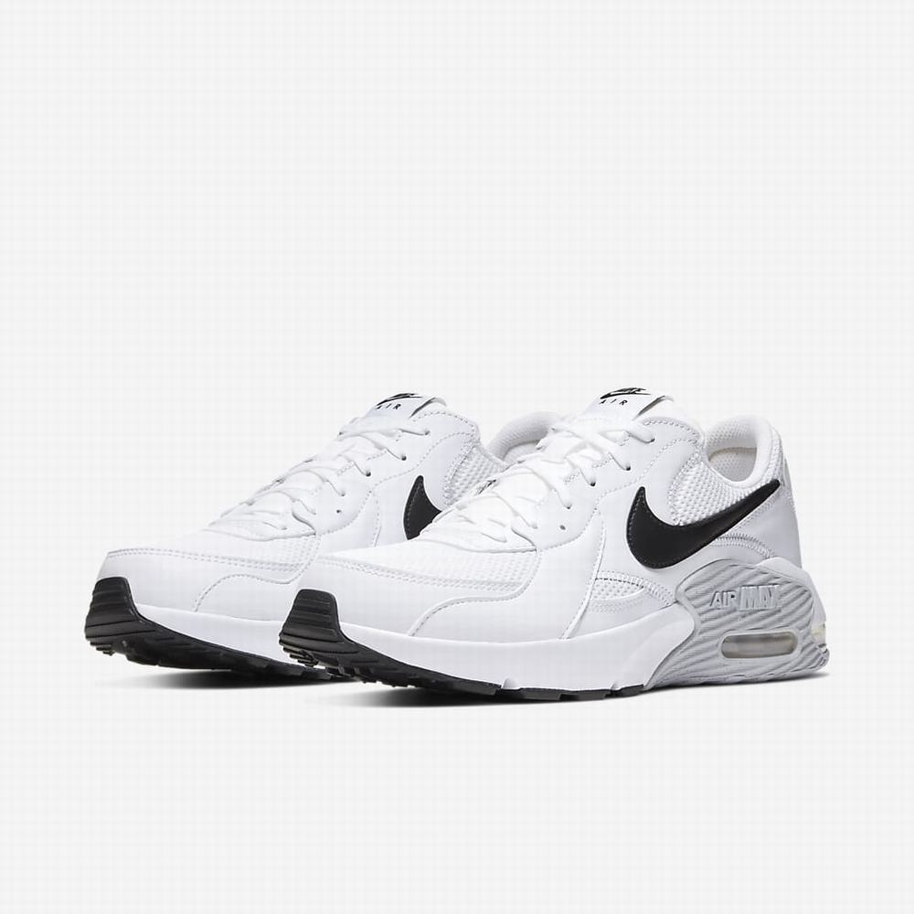 Tenisky Nike Air Max Excee Panske Biele Platina Čierne | SK983702