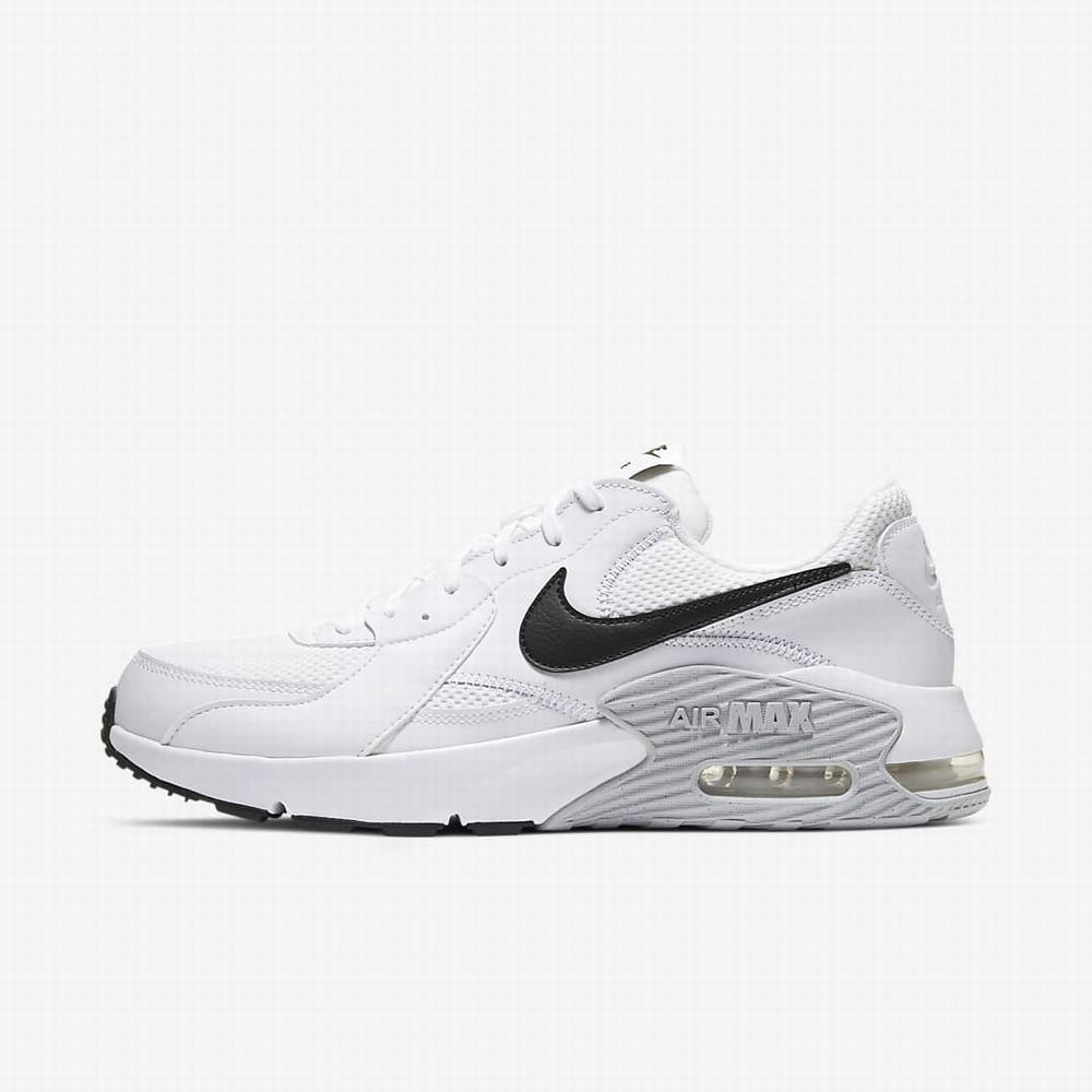 Tenisky Nike Air Max Excee Panske Biele Platina Čierne | SK983702