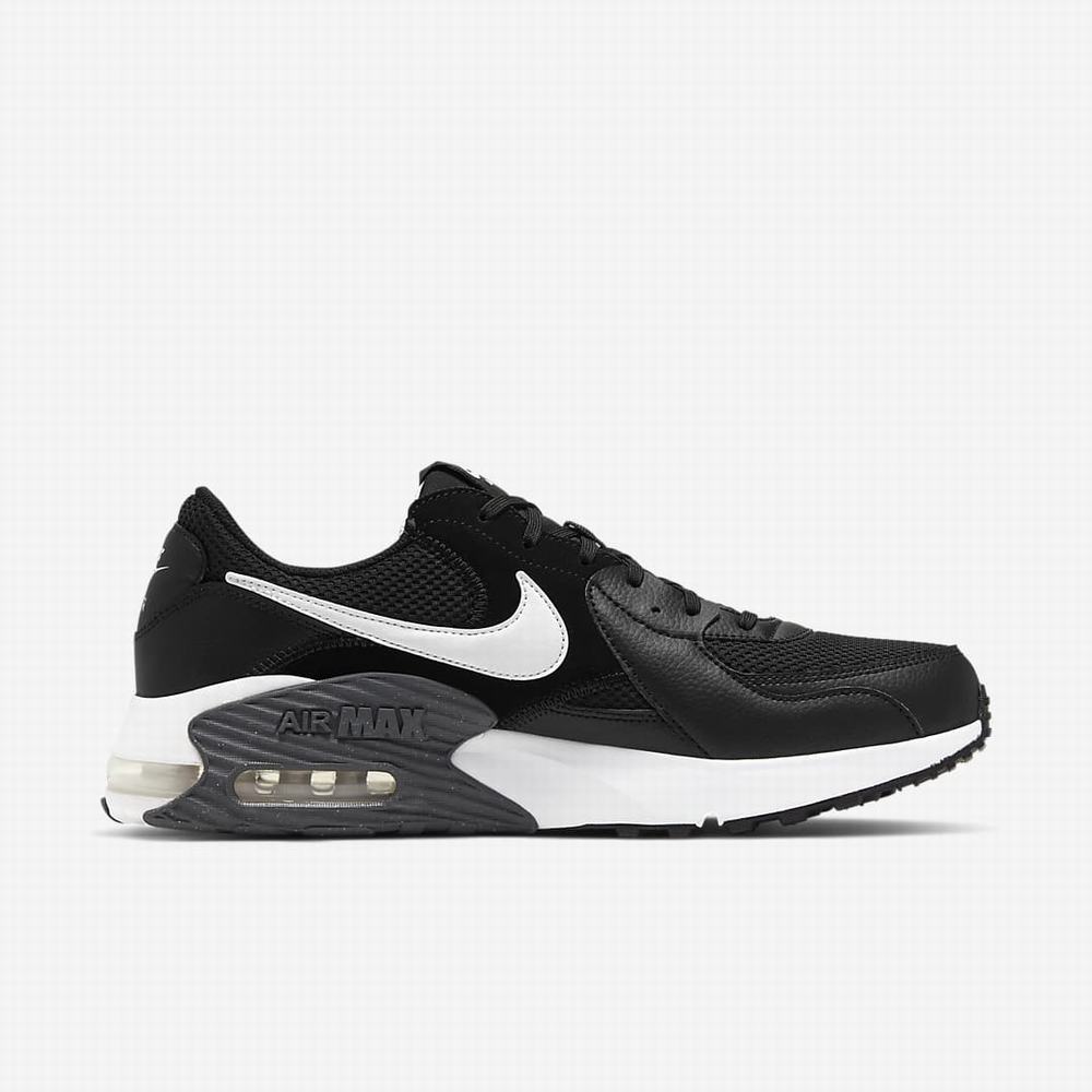 Tenisky Nike Air Max Excee Panske Čierne Tmavo Siva Biele | SK147063