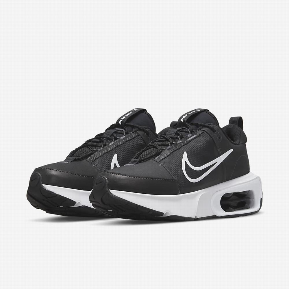 Tenisky Nike Air Max INTRLK Damske Čierne Tmavo Siva Svetlo Červené Biele | SK710965