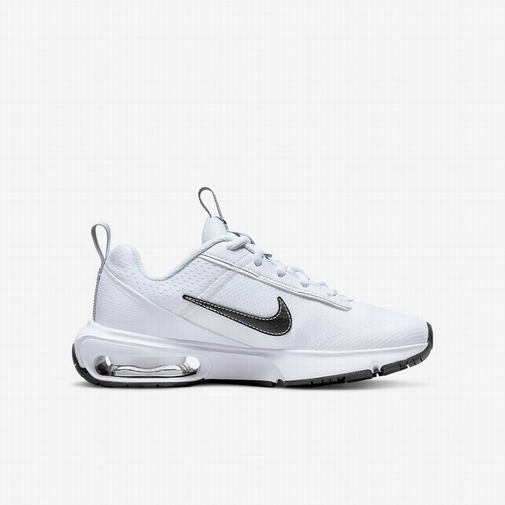 Tenisky Nike Air Max INTRLK Lite Detske Biele Siva Čierne | SK956304