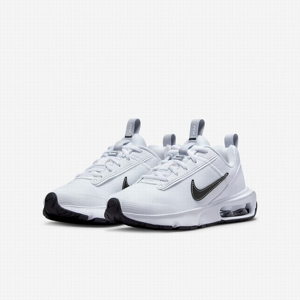 Tenisky Nike Air Max INTRLK Lite Detske Biele Siva Čierne | SK956304