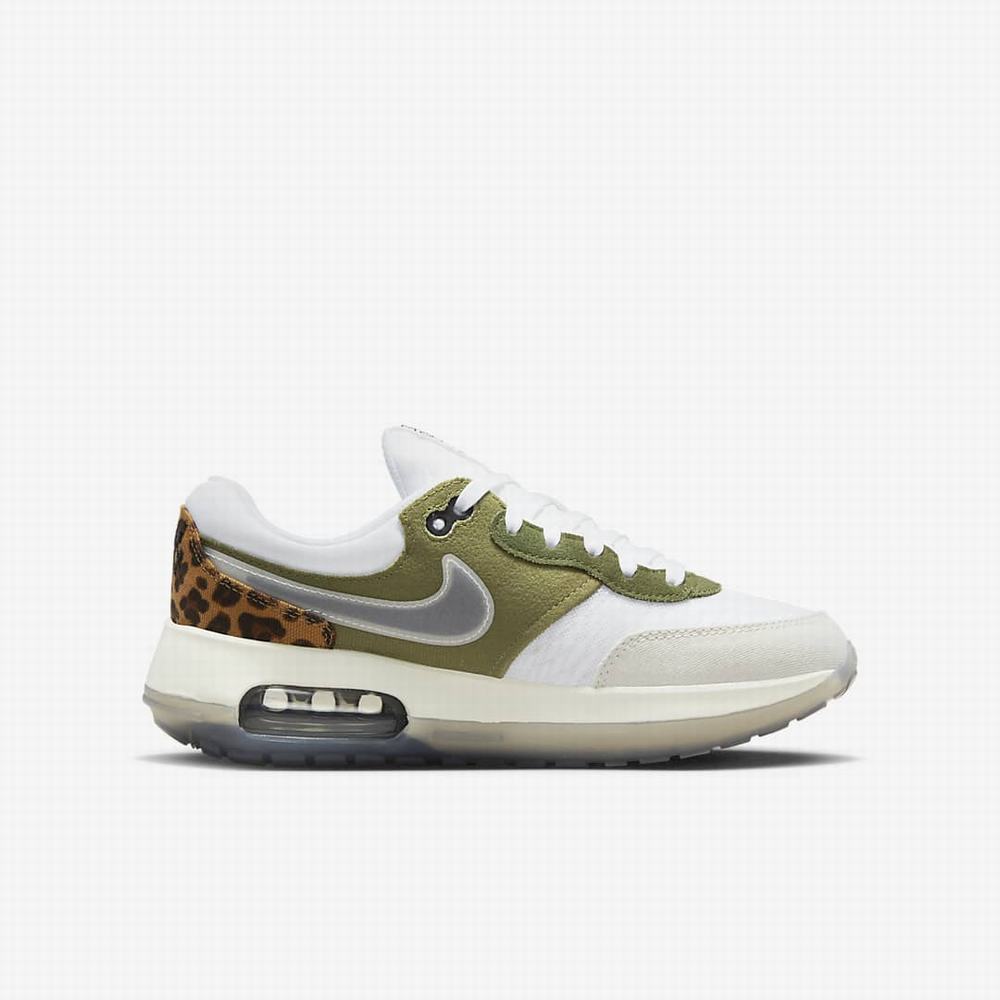 Tenisky Nike Air Max Motif Next Nature Detske Biele Zelene Čierne | SK368104