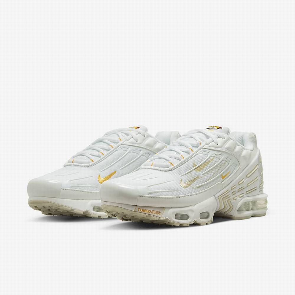 Tenisky Nike Air Max Plus 3 Panske Biele Hnede | SK034519