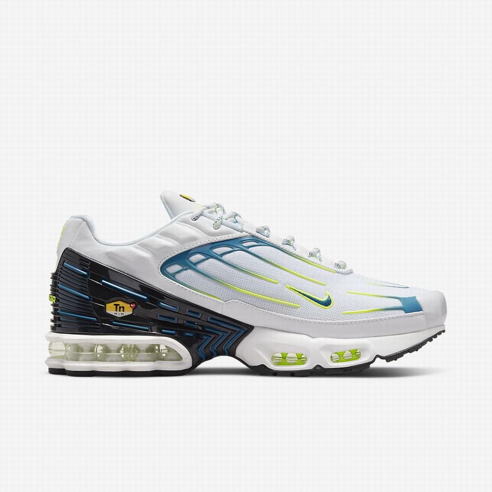 Tenisky Nike Air Max Plus 3 Panske Biele Čierne | SK281063