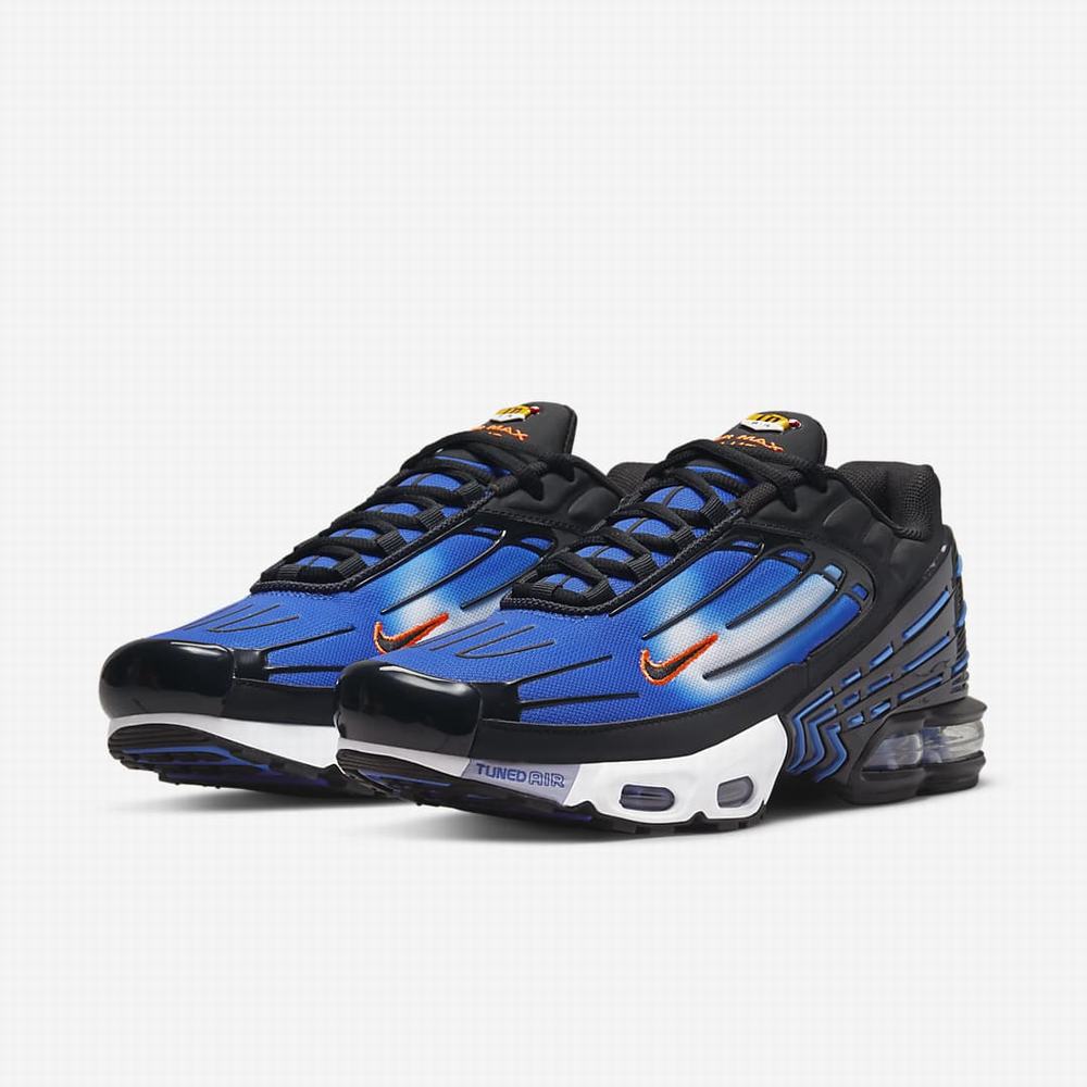 Tenisky Nike Air Max Plus 3 Panske Kráľovská Modrá Oranžové Svetlo Modre Čierne | SK481650