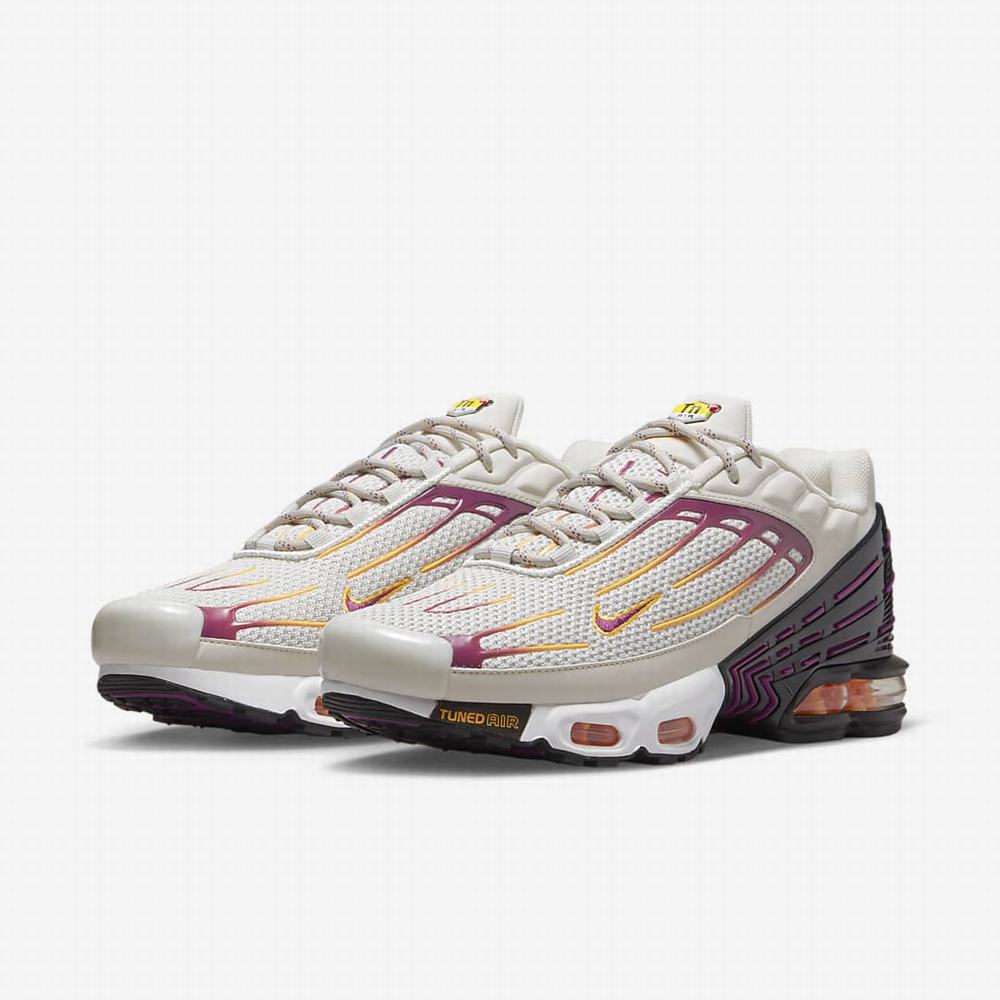 Tenisky Nike Air Max Plus 3 Panske Svetlo Siva Zlate Čierne | SK571429