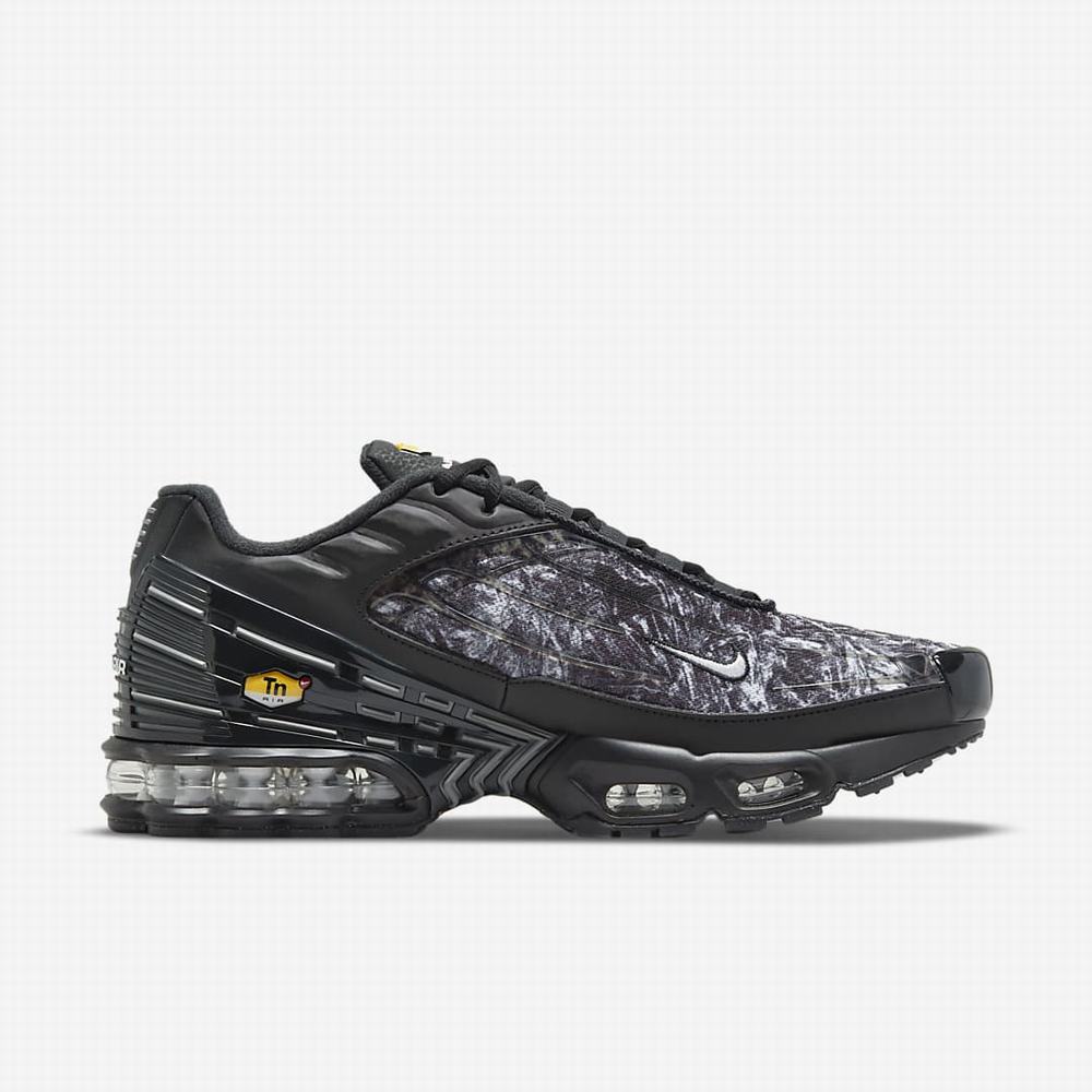 Tenisky Nike Air Max Plus 3 Panske Čierne Tmavo Siva Biele | SK914380