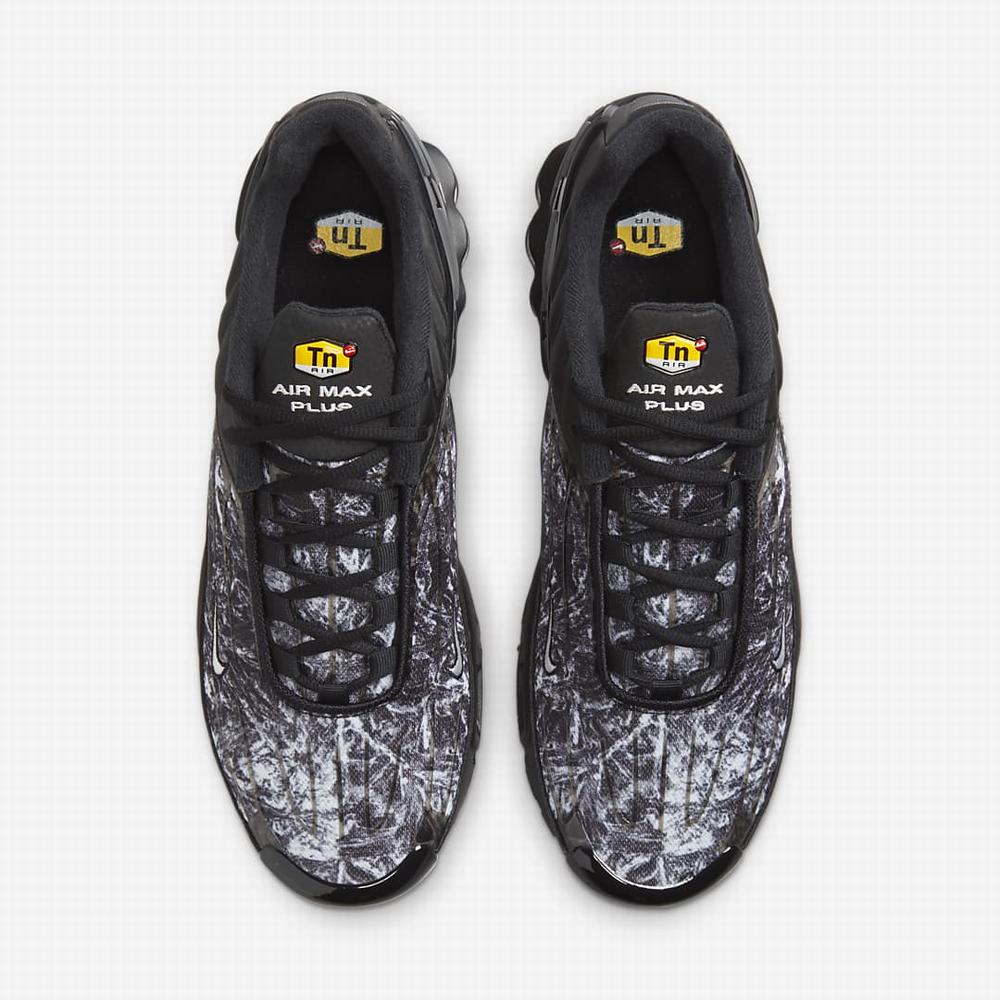 Tenisky Nike Air Max Plus 3 Panske Čierne Tmavo Siva Biele | SK914380