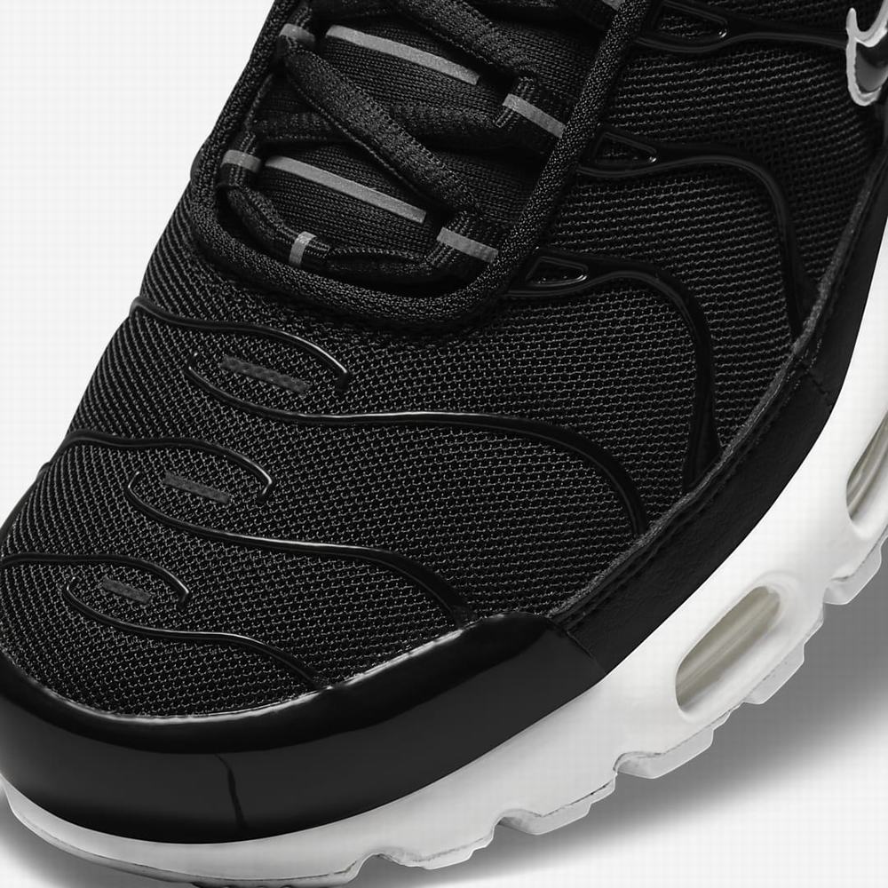 Tenisky Nike Air Max Plus Damske Čierne Biele Čierne | SK618327