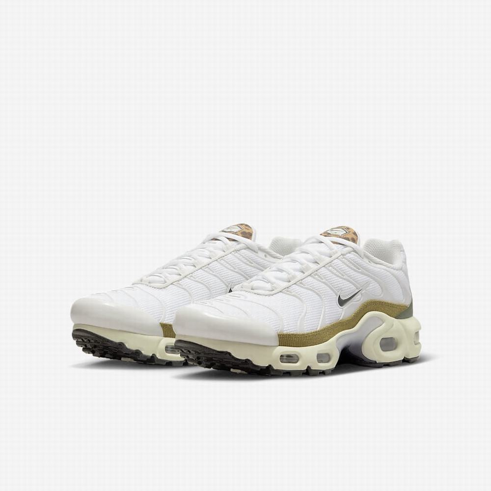 Tenisky Nike Air Max Plus Detske Biele Zelene Čierne | SK728640