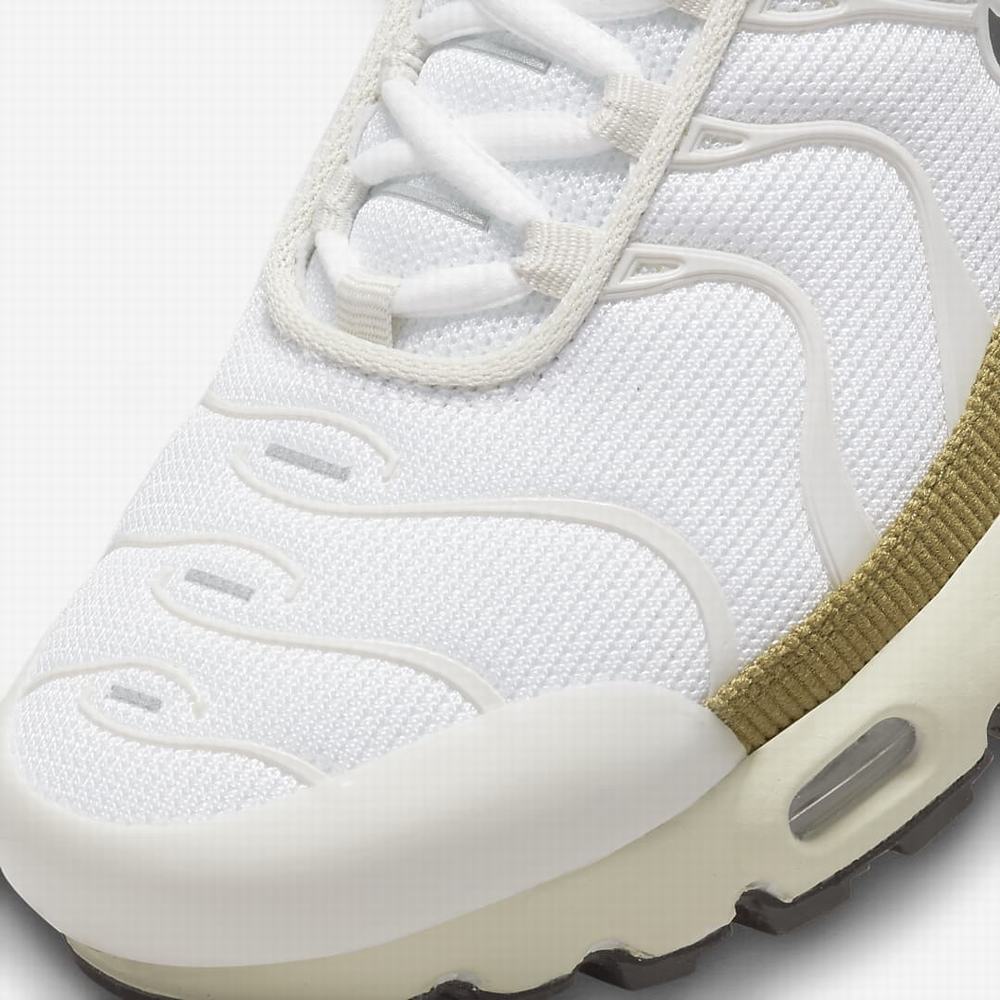 Tenisky Nike Air Max Plus Detske Biele Zelene Čierne | SK728640