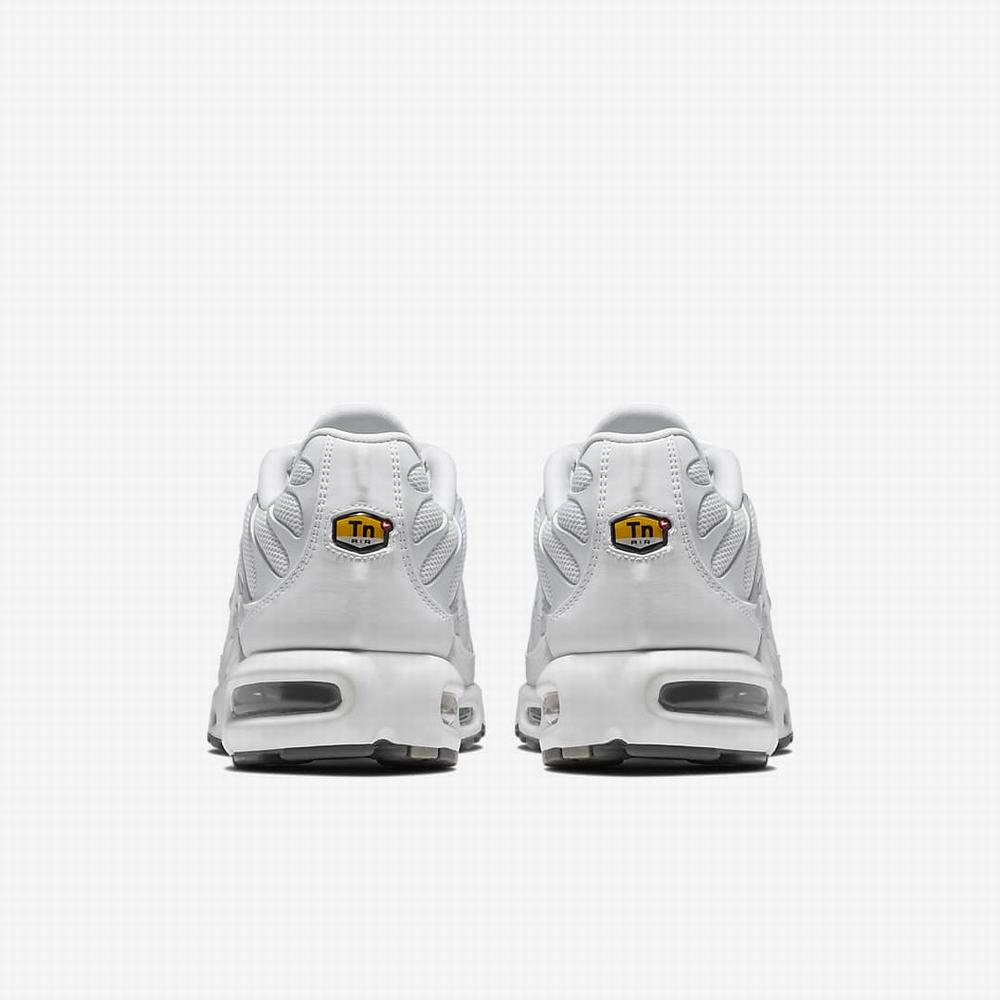 Tenisky Nike Air Max Plus Panske Biele Čierne Siva Biele | SK291864