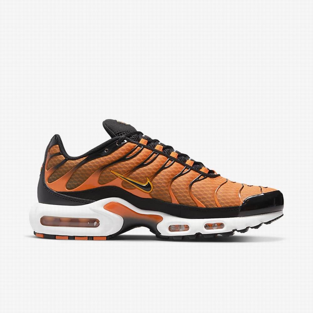 Tenisky Nike Air Max Plus Panske Oranžové Čierne Biele Zlate | SK925081