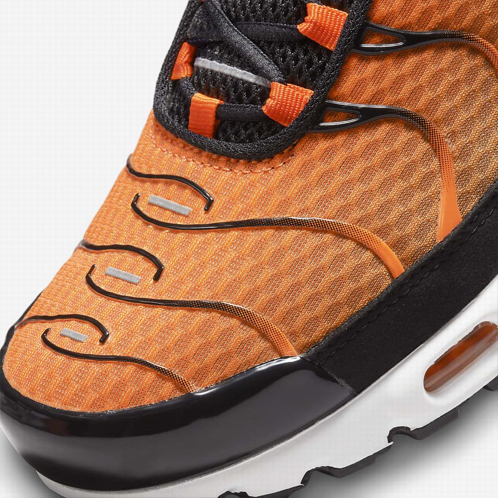 Tenisky Nike Air Max Plus Panske Oranžové Čierne Biele Zlate | SK925081