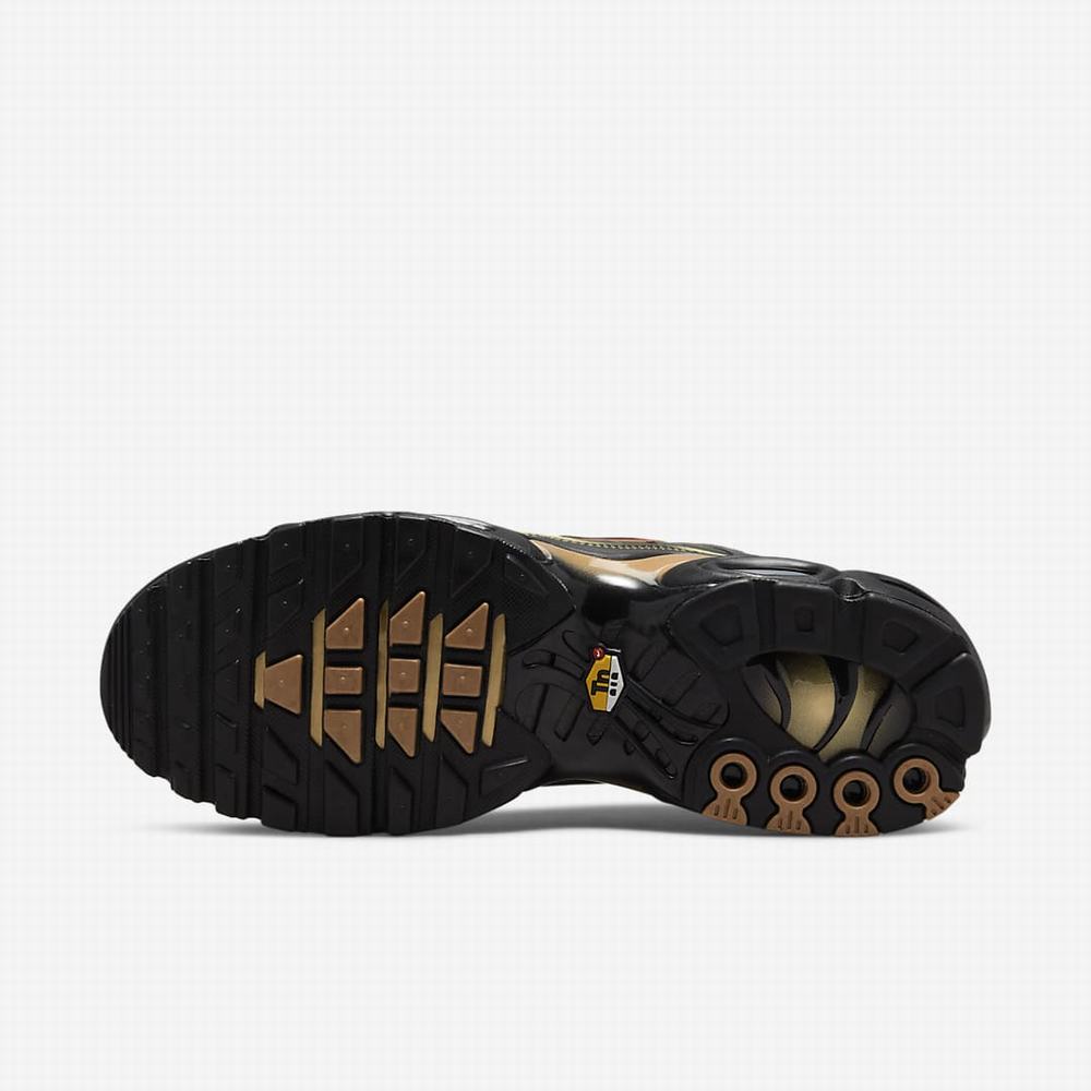 Tenisky Nike Air Max Plus Panske Čierne Metal Zlate Čierne Metal Meď | SK749238