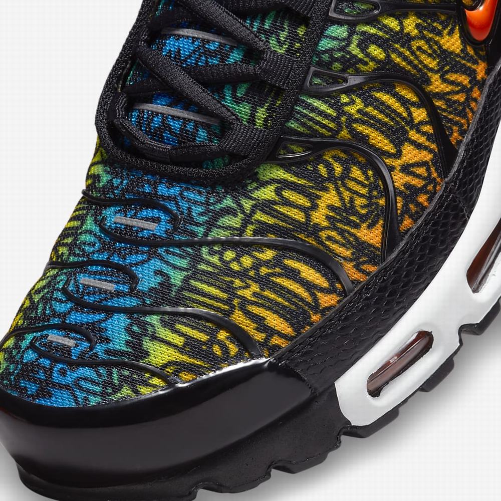 Tenisky Nike Air Max Plus Panske Čierne Modre Žlté Oranžové | SK760534