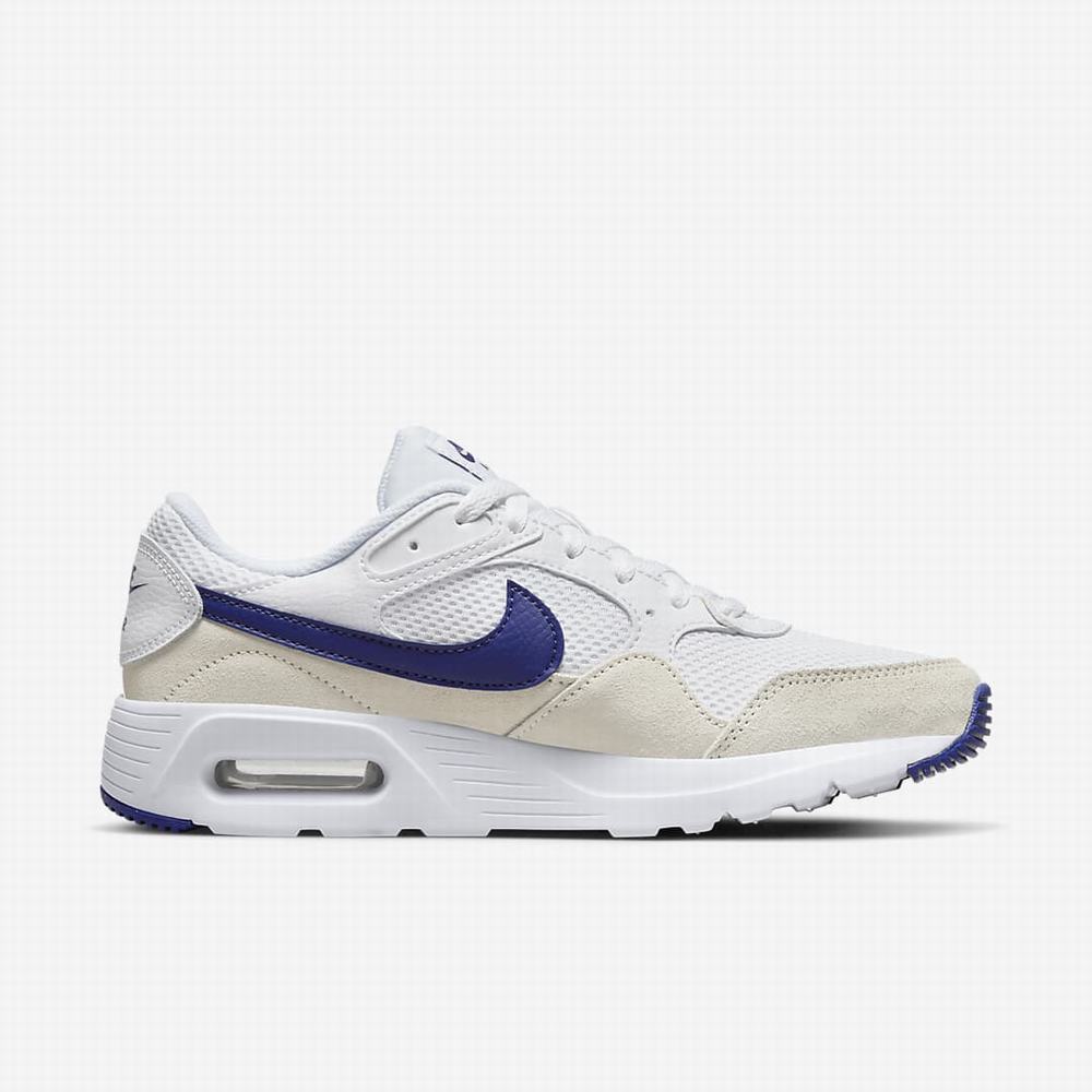 Tenisky Nike Air Max SC Damske Biele Kráľovská Modrá | SK608437