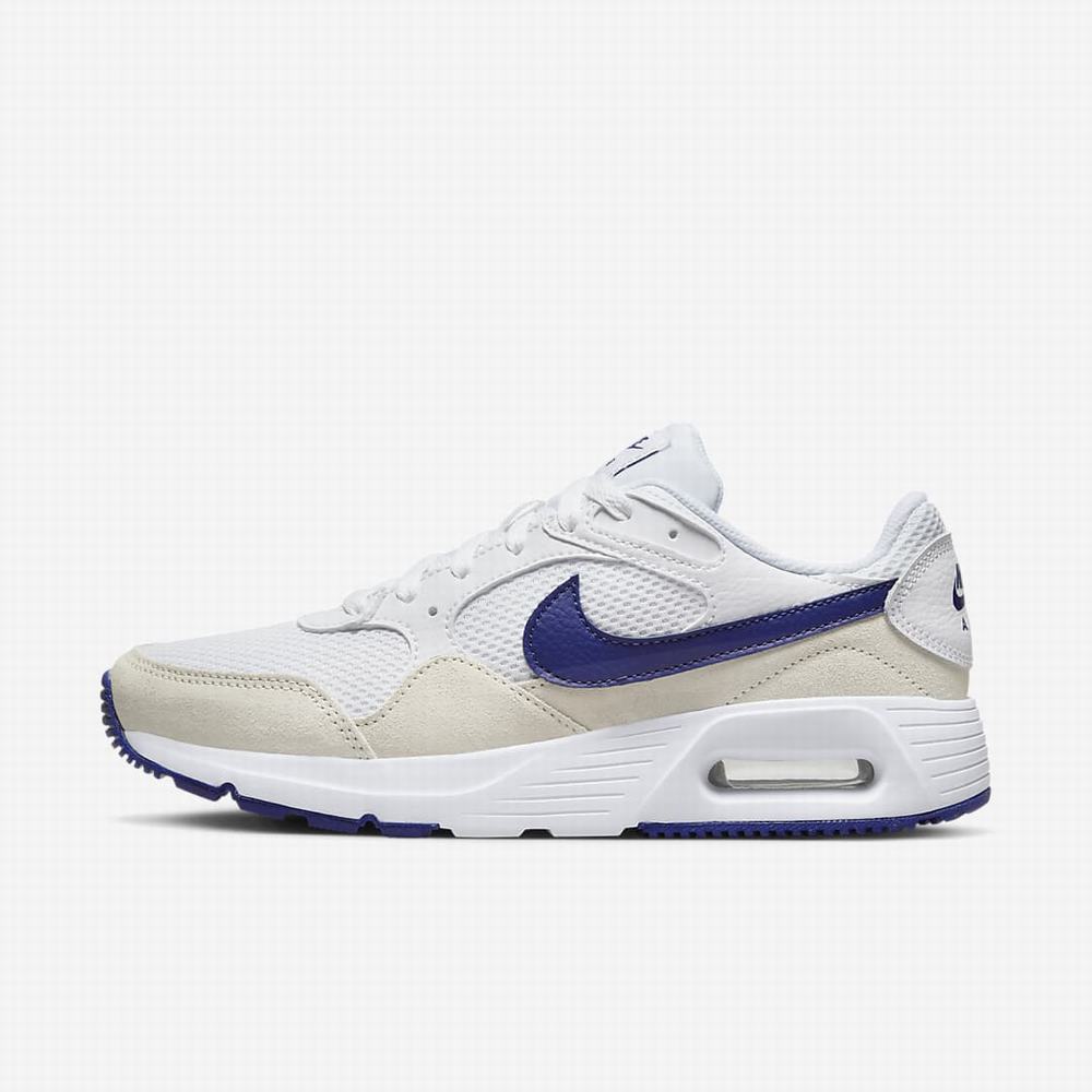 Tenisky Nike Air Max SC Damske Biele Kráľovská Modrá | SK608437