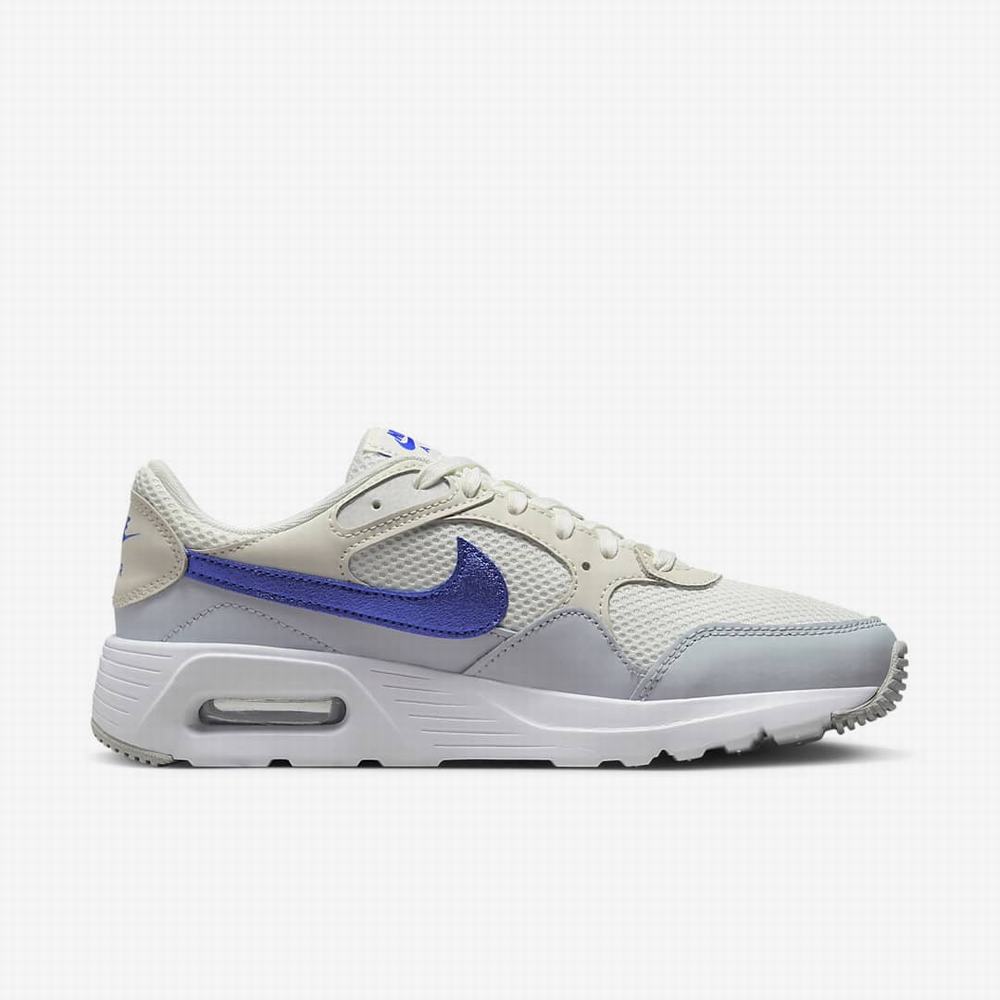 Tenisky Nike Air Max SC Damske Biele Platina Biele Modre | SK089472