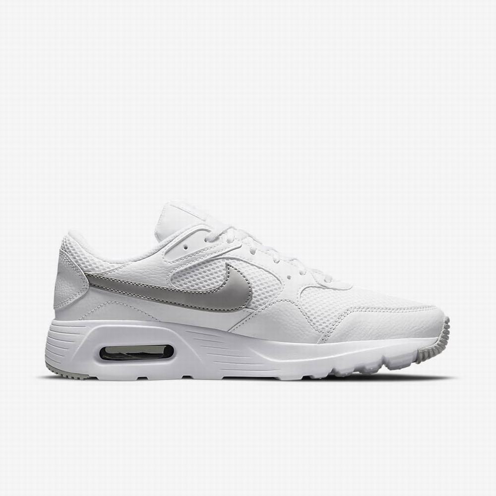 Tenisky Nike Air Max SC Damske Biele Platina Metal Platina | SK762314