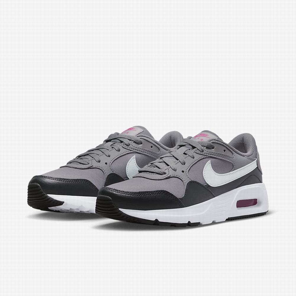 Tenisky Nike Air Max SC Damske Biele Čierne Svetlo Strieborne | SK179065