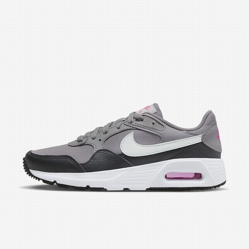 Tenisky Nike Air Max SC Damske Biele Čierne Svetlo Strieborne | SK179065