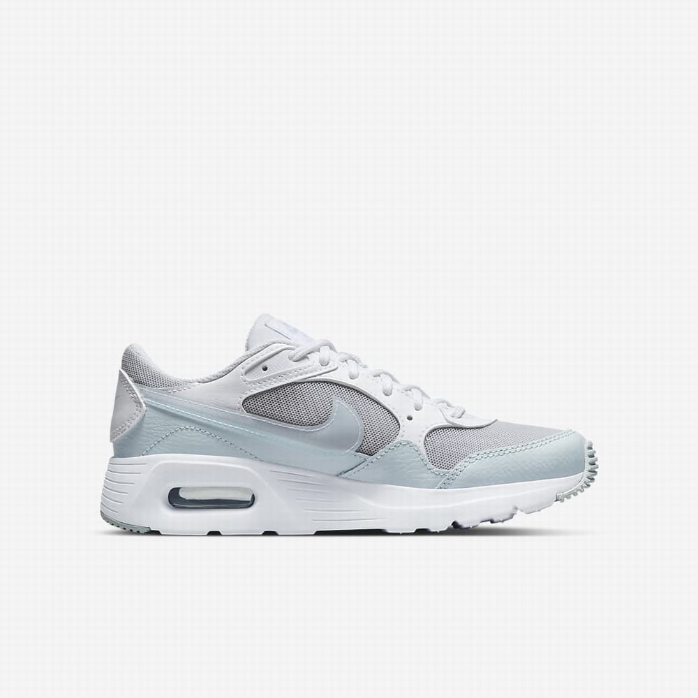 Tenisky Nike Air Max SC Detske Biele Metal Strieborne | SK367512