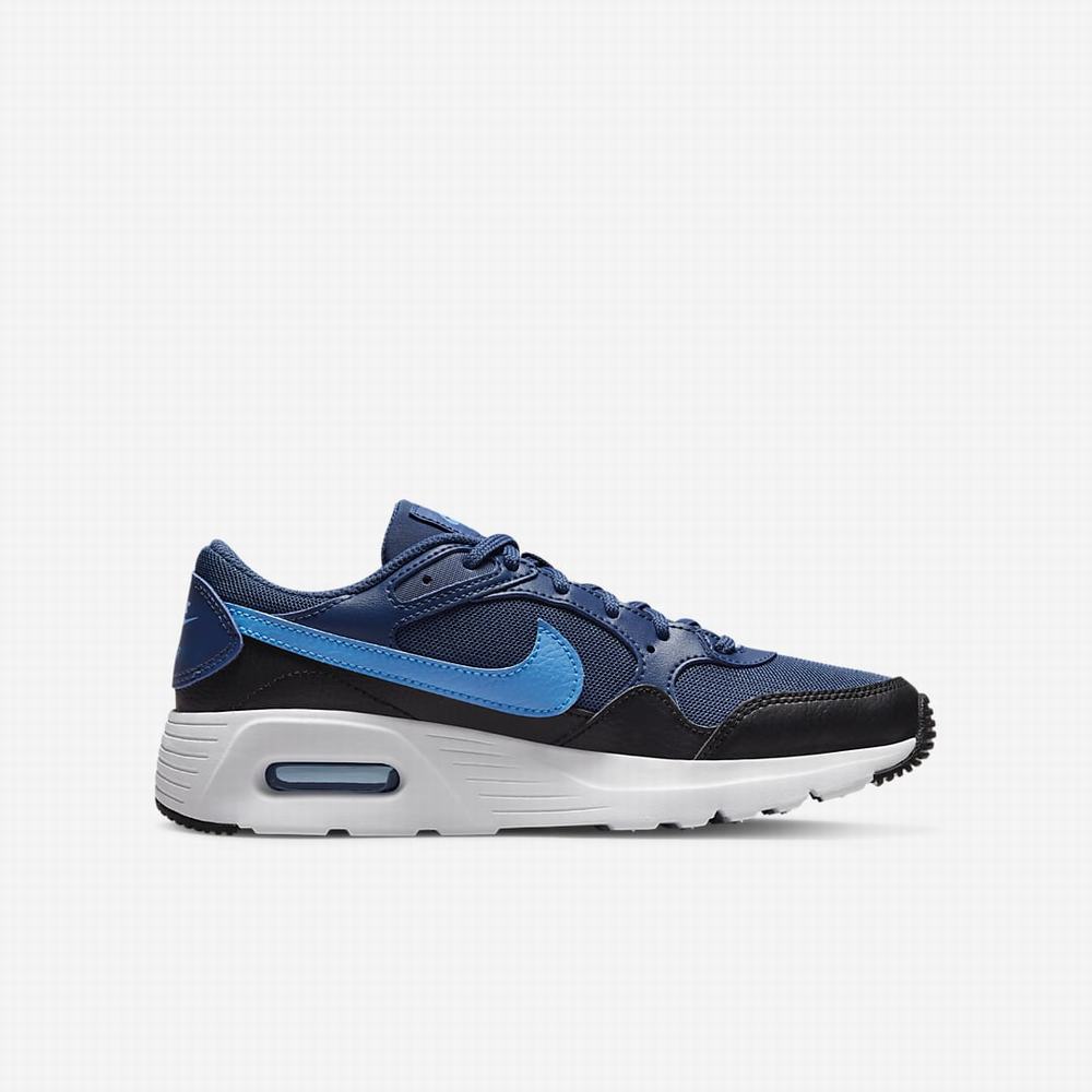 Tenisky Nike Air Max SC Detske Námornícka Modrá Čierne Svetlo Modre | SK625497