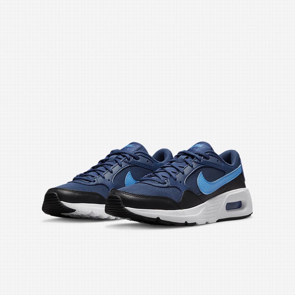 Tenisky Nike Air Max SC Detske Námornícka Modrá Čierne Svetlo Modre | SK625497