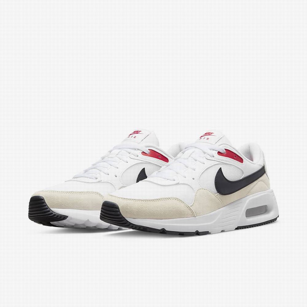 Tenisky Nike Air Max SC Panske Biele Červené Čierne | SK698751