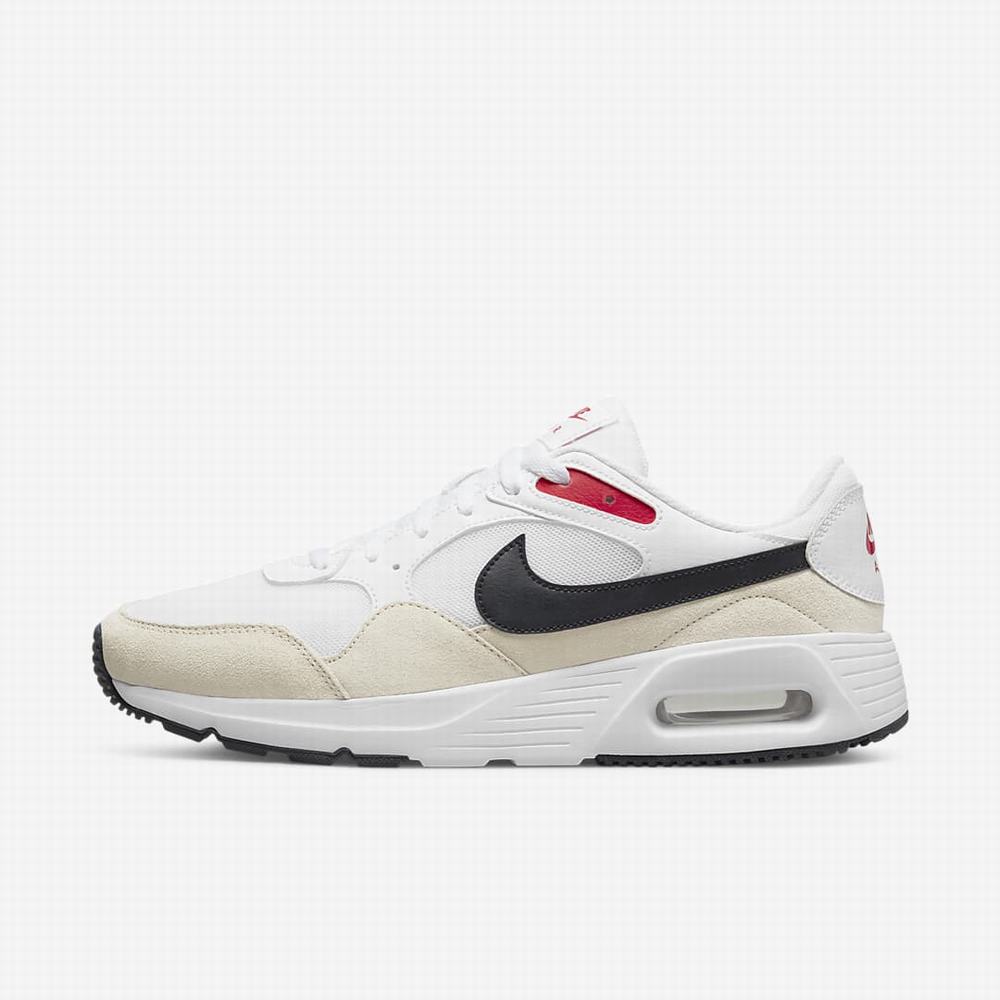 Tenisky Nike Air Max SC Panske Biele Červené Čierne | SK698751