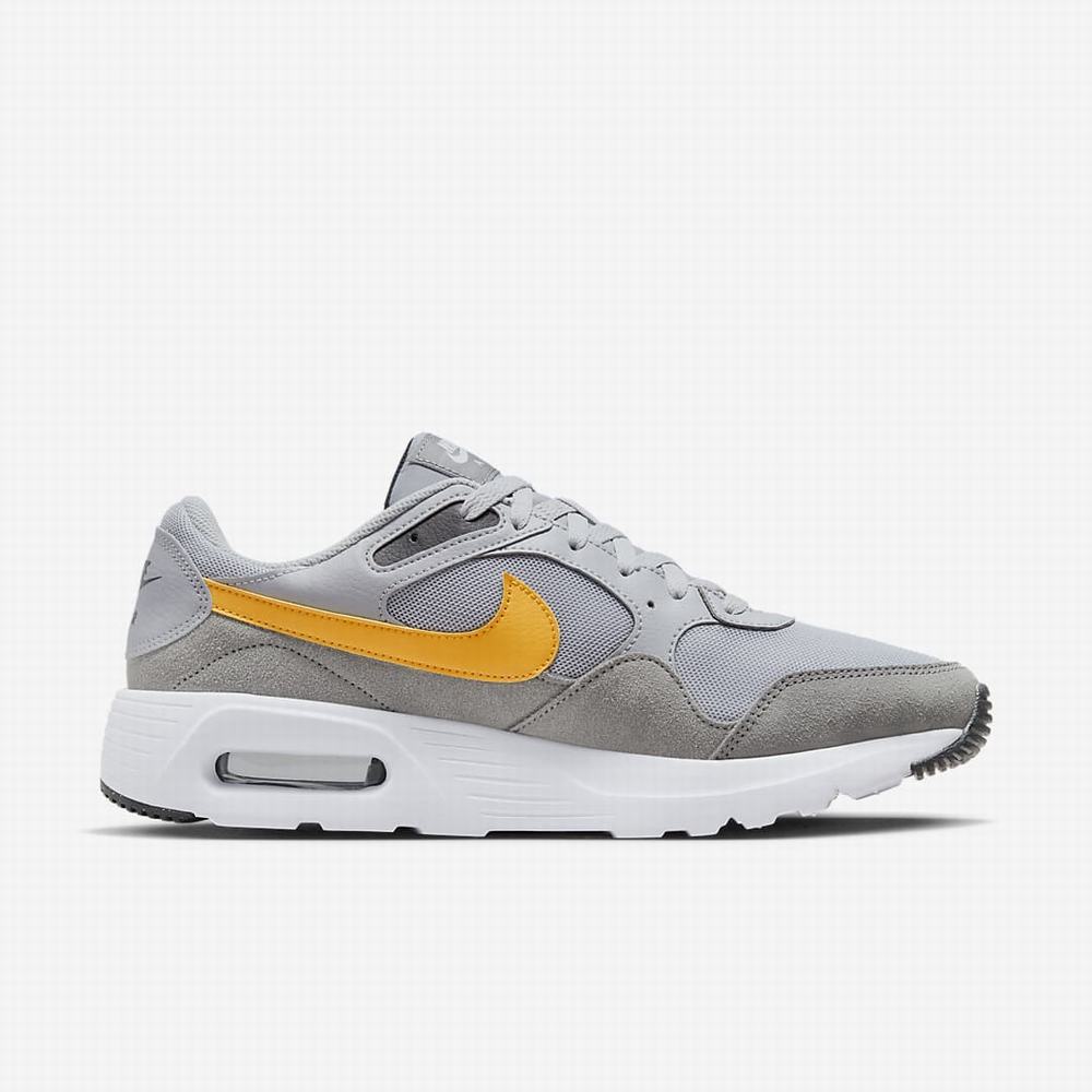 Tenisky Nike Air Max SC Panske Siva Siva Biele Žlté | SK695081