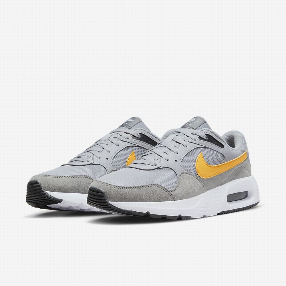 Tenisky Nike Air Max SC Panske Siva Siva Biele Žlté | SK695081